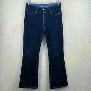 💥Paige Dark Wash Blue Boot Cut Denim Jeans size 31
